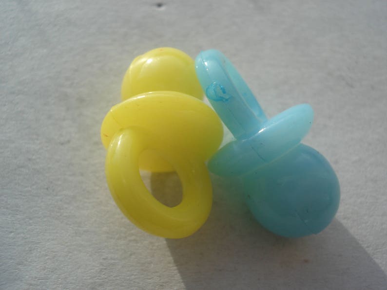 1p Each! 500 21mm Acrylic Charms C438 500 Baby Pacifier Charms Pack of 500 Charms