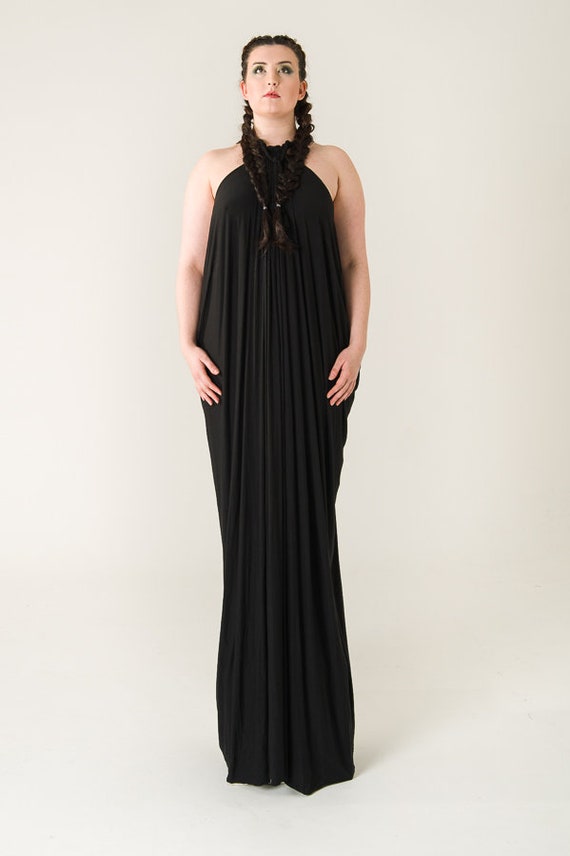 long black grecian gown