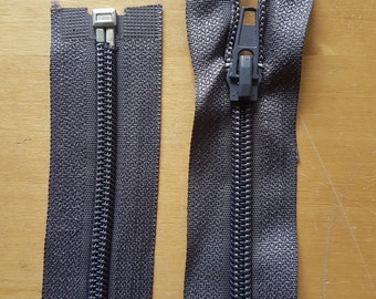 Nylon Zips No.5 Open-end Dark Grey 70cm