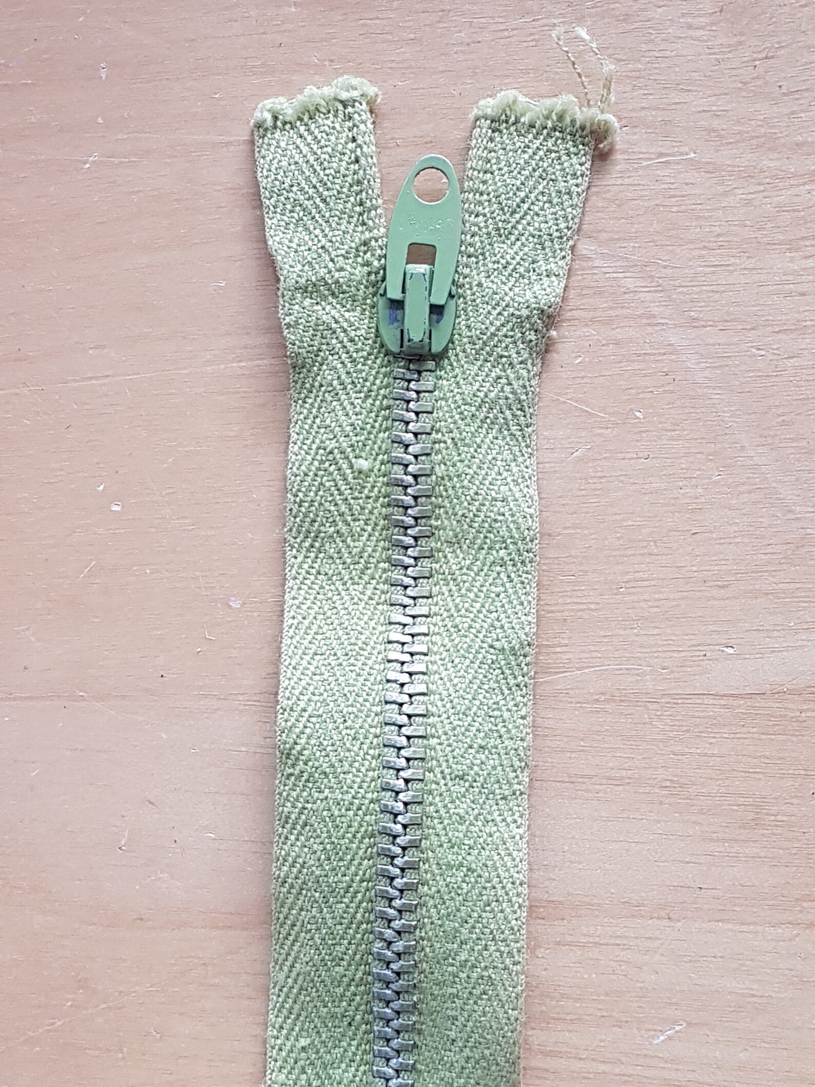 Lime green yellow metal zip vintage 21 inch 53cm closed end Etsy