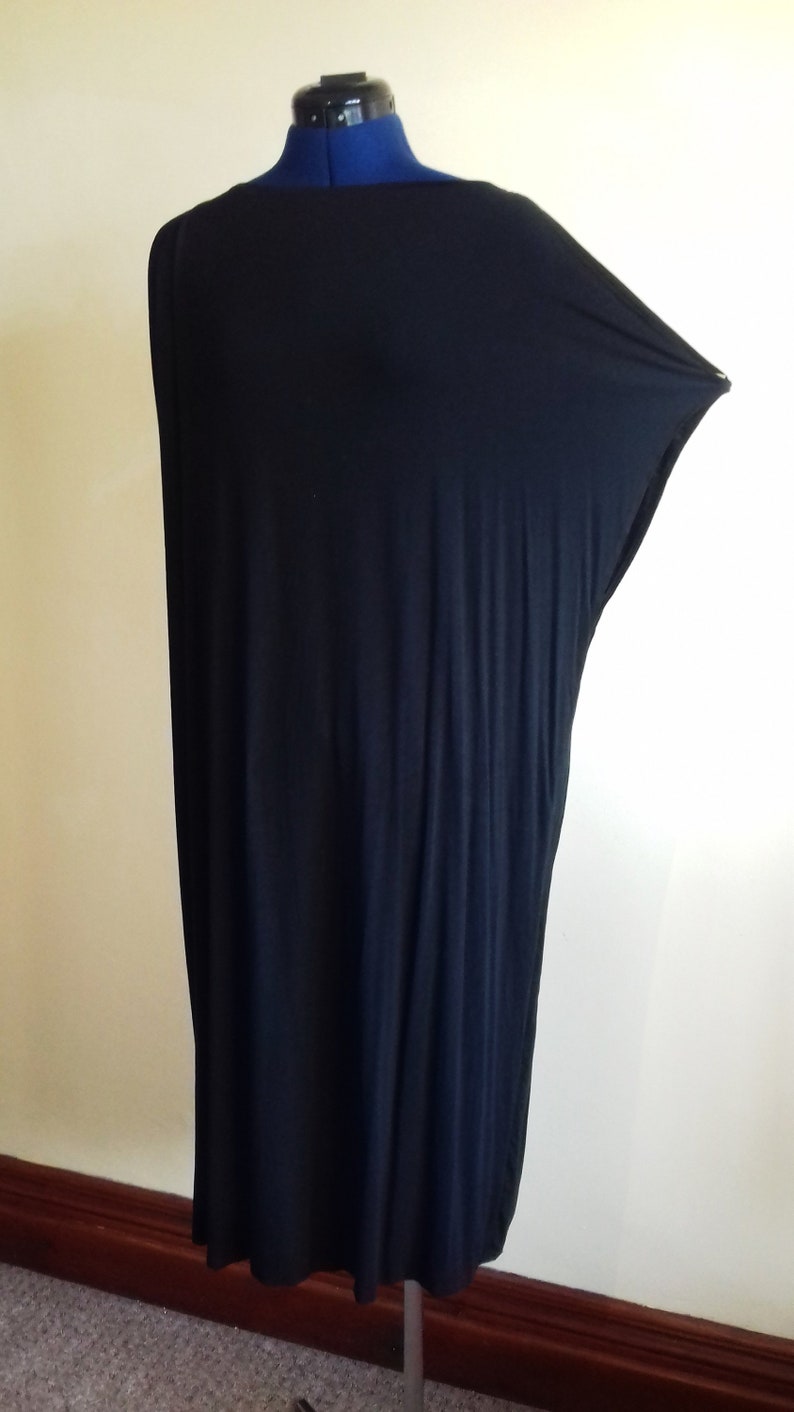 black maxi evening gown