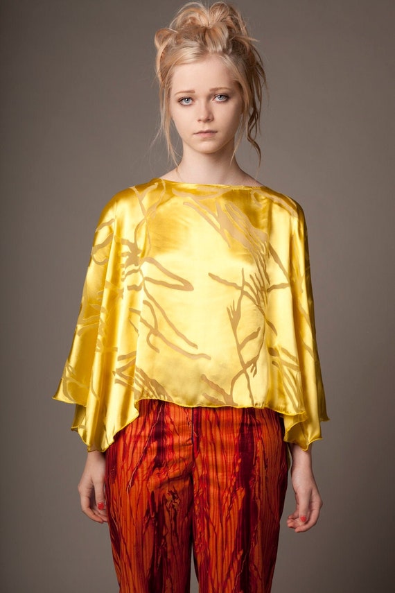silk batwing top