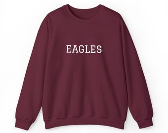 Gepersonaliseerd sweatshirt met geborduurde teamnaam | Sporttrui met ronde hals op maat | Gildan 18000