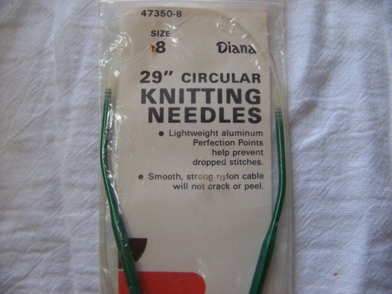 Diana 29 Circular Knitting Needles Size 8 