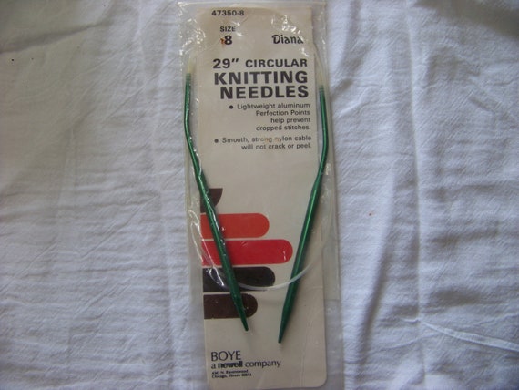 Diana 29 Circular Knitting Needles Size 8 