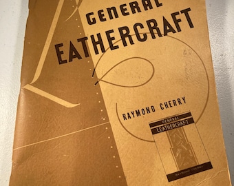 Vintage General Leathercraft book by Raymond Cherry