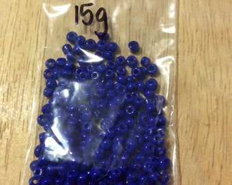 15 grams Dark Blue Beads