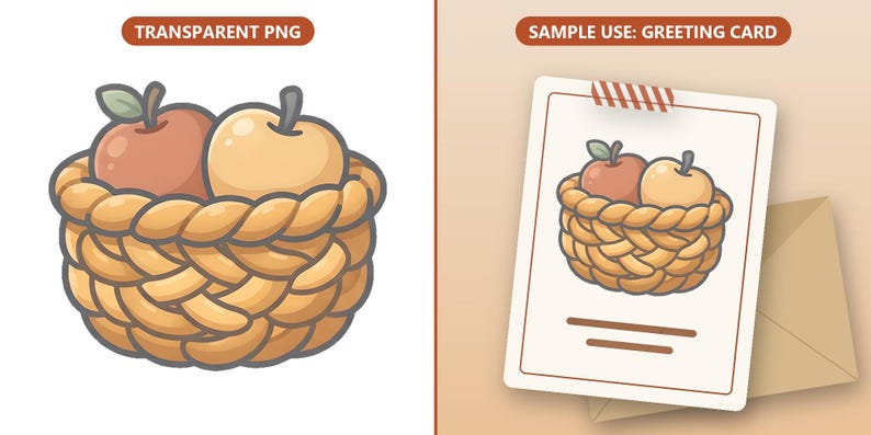 12 Autumn Kawaii Chibi Clipart, Fall PNG Illustrations (instant ...