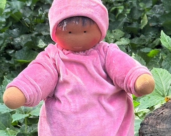 Anna Weighted Little Baby - brown