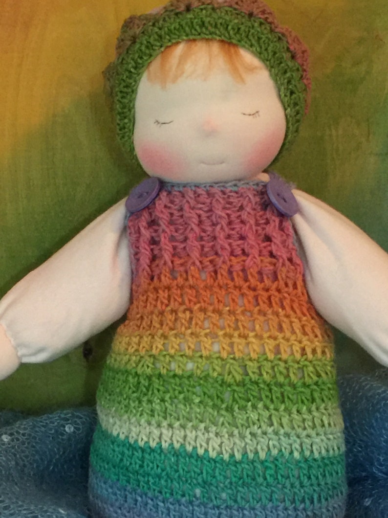 Crochet pattern to create sleep sack for Healing Heart doll image 1