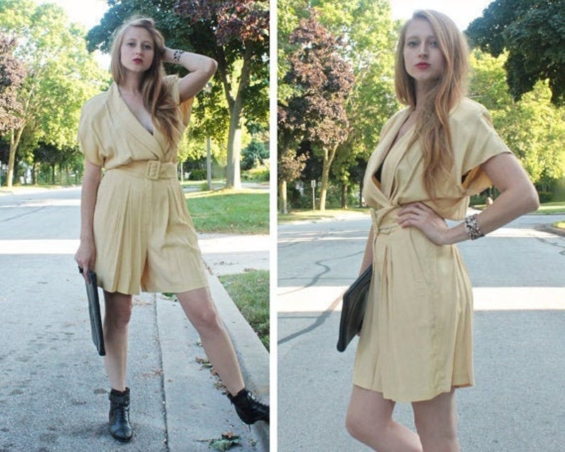 pale yellow jumpsuit