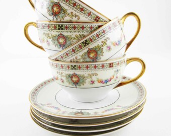 Porcelain 'hutschenreuther Gelb' - Vintage Tableware Pieces