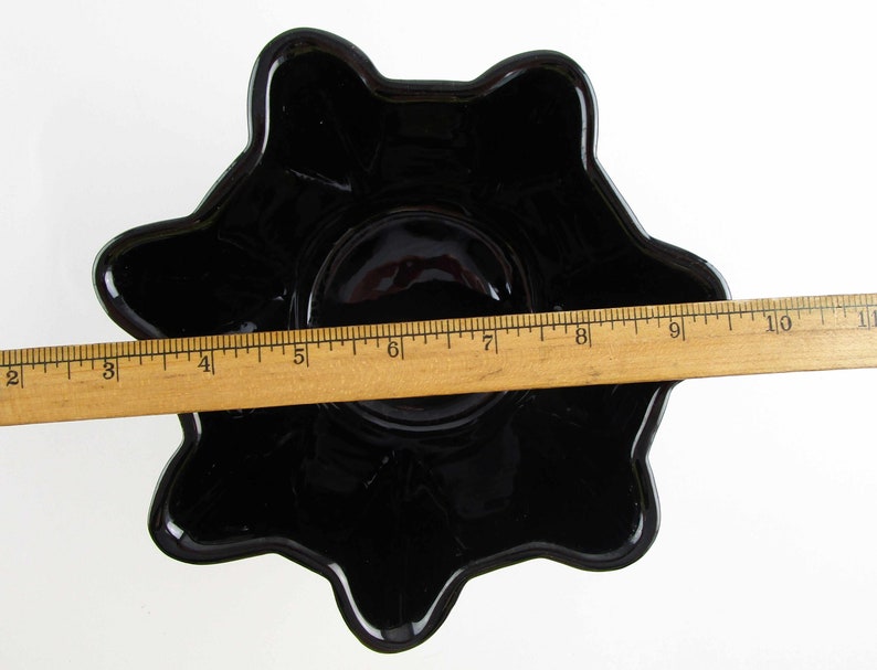 Black Frankoma Fluted Bowl BLACK Collectible and Usable Etsy