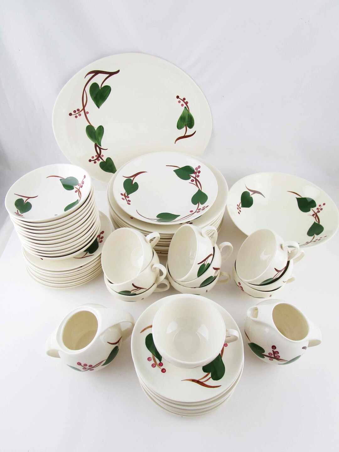 Blue Ridge Dishware Patterns CHOICE - Blue Ridge Pottery in the 'stanhome' Pattern Dinnerware Pieces ...