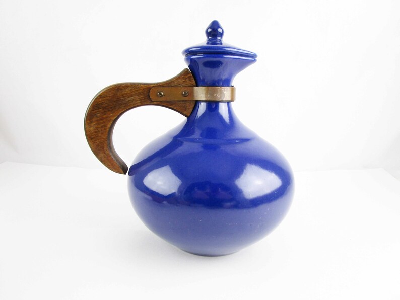 Vintage 'Red Wing' Carafe Pitcher Ceramic Carafes Etsy