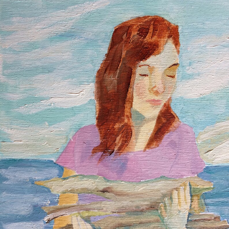 Driftwood Original Oil Painting Etsy