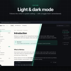 SaaSおよびスタートアップ向けのドキュメントWebサイトテンプレート（HTML）、APIドキュメントサイト 画像 3