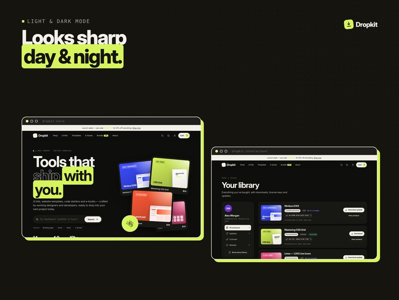 Digital Product Store Template HTML CSS JS, ecommerce Website image 5