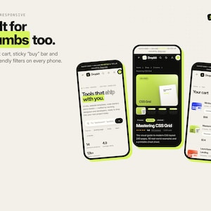 Digital Product Store Template HTML CSS JS, ecommerce Website image 6