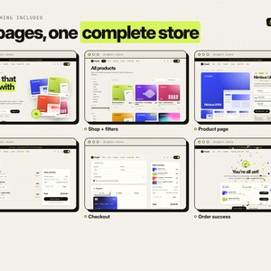 Digital Product Store Template HTML CSS JS, ecommerce Website image 2