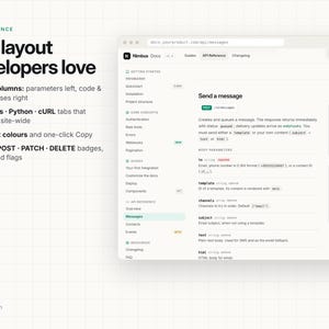 SaaSおよびスタートアップ向けのドキュメントWebサイトテンプレート（HTML）、APIドキュメントサイト 画像 4
