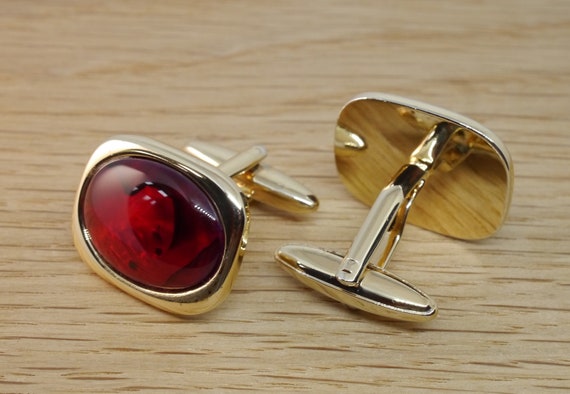 Ruby wedding cheap cufflinks