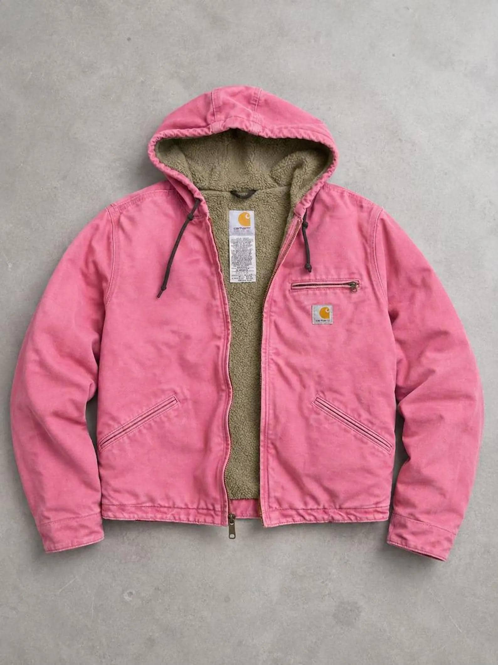 Carhartt Canvas Jacket Pink - Etsy