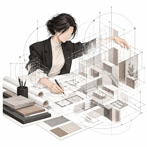 Architecture and Interior Design Professional Templates and Spatial Layouts