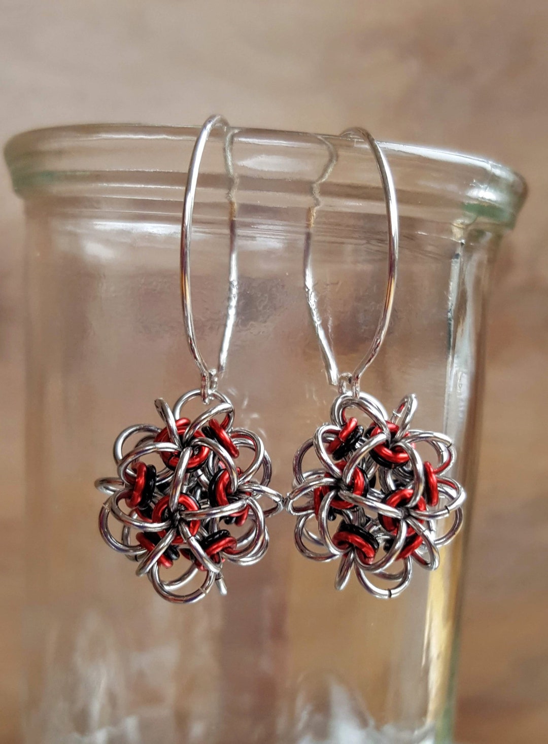 Boucles D'oreille Pendantes Or & Argent - Légères, Faites En France, Neuf Avec étiquettes