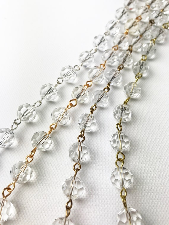 crystal beaded garland