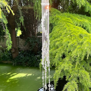 Long elegant suncatcher chandelier, sun catcher crystals for windows, decor crystals, lightcatcher