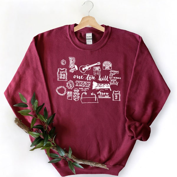 One Tree Hill T-Shirt Sweatshirt Hoodie, One Tree Hill, One Tree Hill Clothing, One Tree Hill Gift, Lucas Nathan Haley Peyton Brooke Shirt