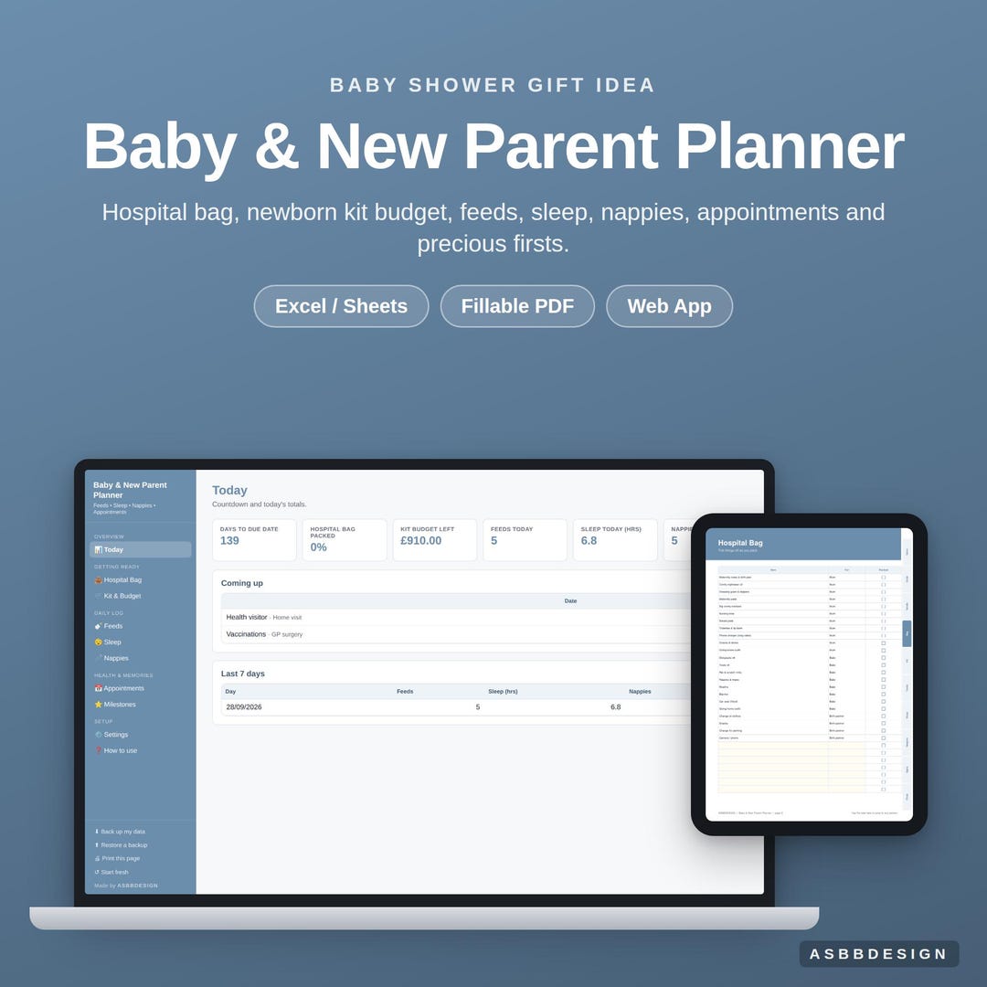 Sleep Guide.pdf Baby Planner | Feeds, Sleep, Nappies, Budget Tracker (PDF, Excel, Web ...