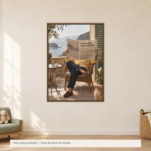 Currently Unavailable Printable Wall Art, Retro Digital Download, 5 PDF Sizes Including 50x70 cm image 2