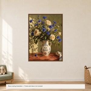 Not Today Printable Wall Art, Retro Digital Download, 5 PDF Sizes Including 50x70 cm zdjęcie 2