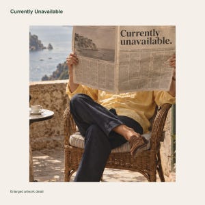 Currently Unavailable Poster, Retro Wall Art, 50x70 cm Unframed Matte Print imagen 3