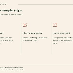 Cafe Duck Printable Wall Art, Retro Digital Download, 5 PDF Sizes Including 50x70 cm image 5