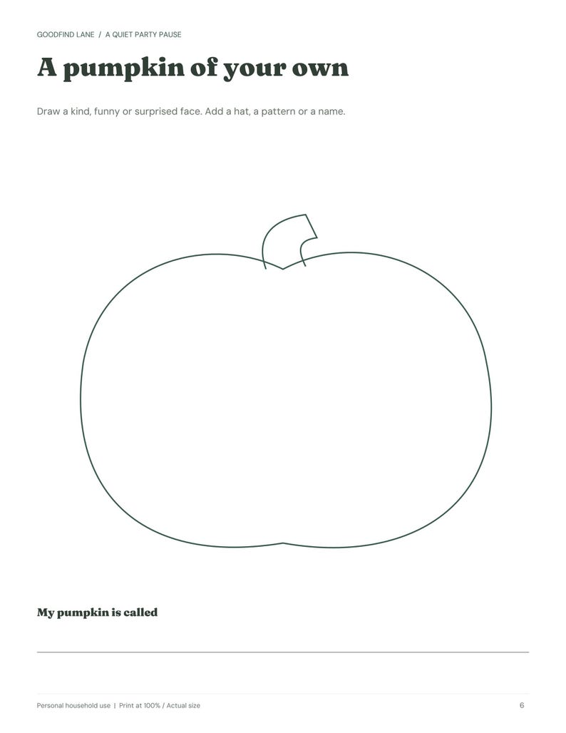 Halloween Picture Hunt PDF for Kids: 12 Cards, Indoor Game, Pumpkin Drawing and Certificate image 4