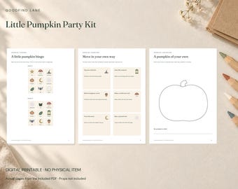 Halloween Party Kit PDF for Kids: 12 Picture Bingo Boards, Hunt, Games and Decorations