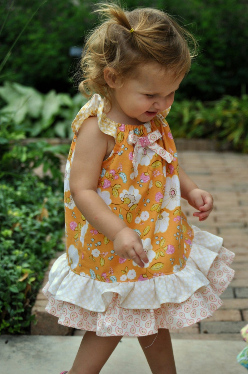 Country Rose Flutter Dress PDF Sewing Pattern Baby Toddler | Etsy