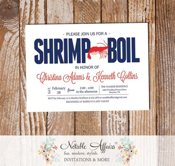 Low Country Boil Invitation Wording 10