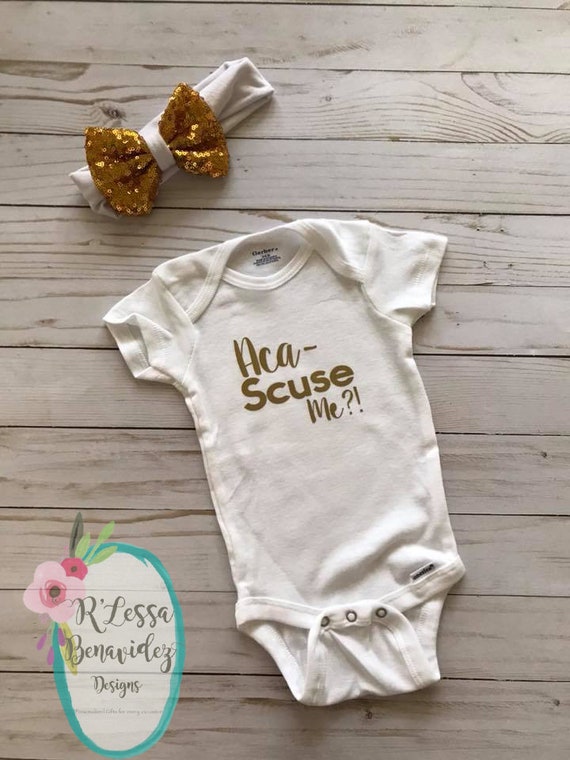 Aca-scuse Me Funny Baby Onesie / Funny Baby Clothes / Movie - Etsy UK Aca-scuse Me Funny Baby Onesie / Funny Baby Clothes / Movie - Etsy UK