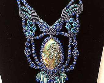 Blue Abalone Necklace