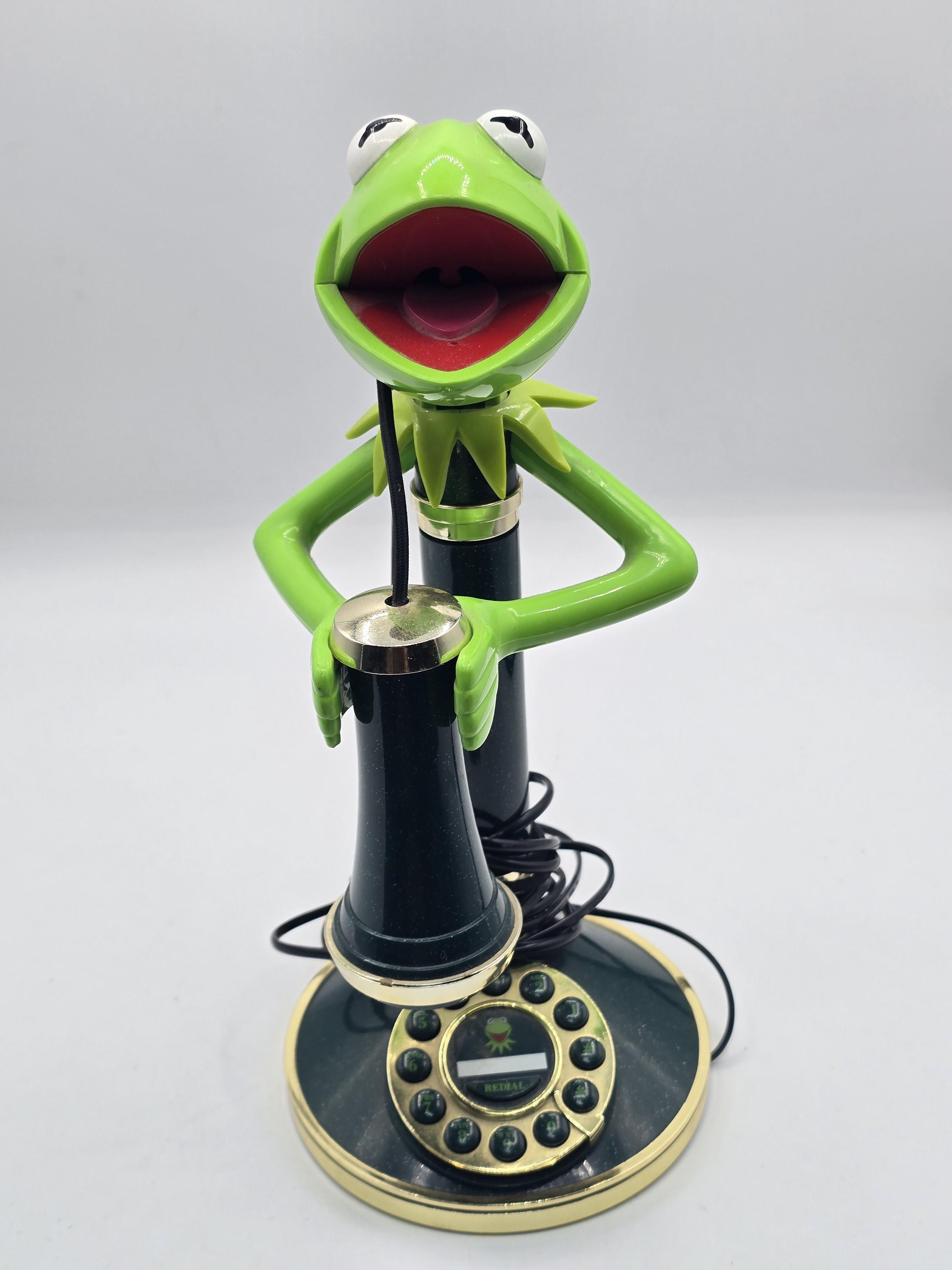 ♡てと様♡Kermit the Frog ダイヤル式電話 アンティーク雑貨 Kermit the Frog Telephone - Etsy