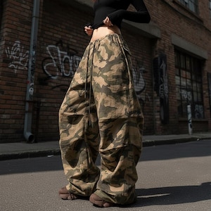 Y2k Camo Pants - Etsy