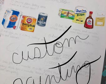 Custom Recipe Illustration