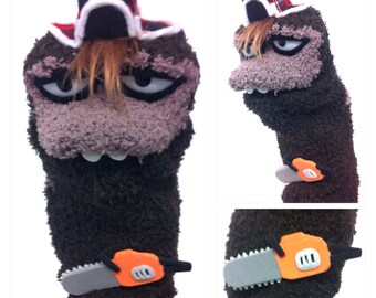 Lumberjack Sock Puppet