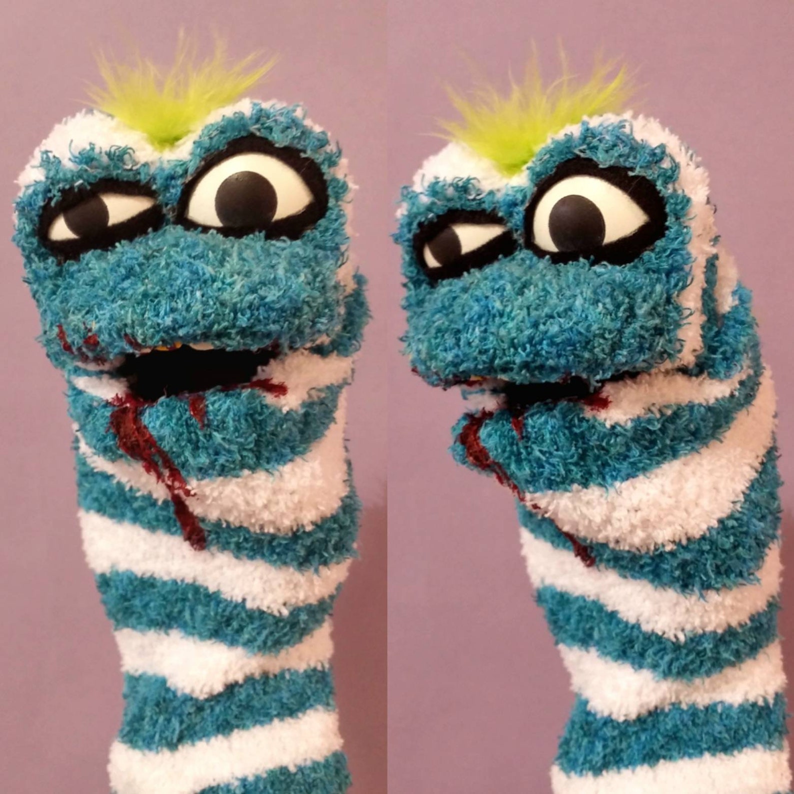 Zombie Sock Puppet Etsy