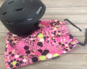 ski helmet drawstring bag