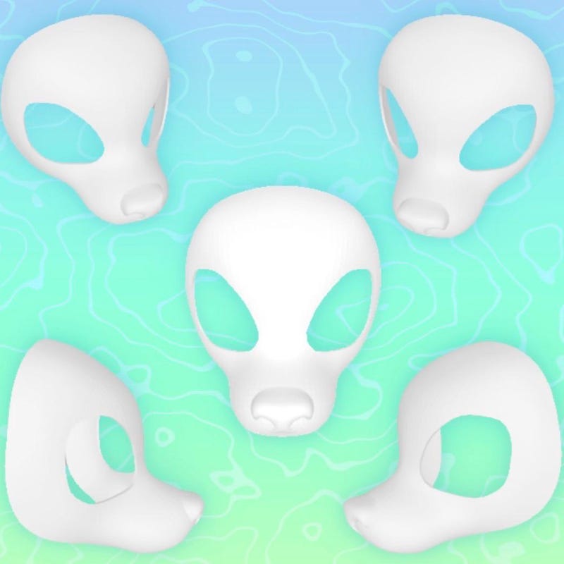 3d Therian Mask File - Etsy